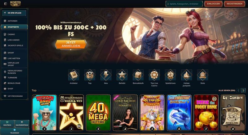 Introduction to casino monsterwin